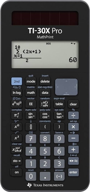 Texas Instruments Ti-30x Pro MathPrint Scientific Lasker